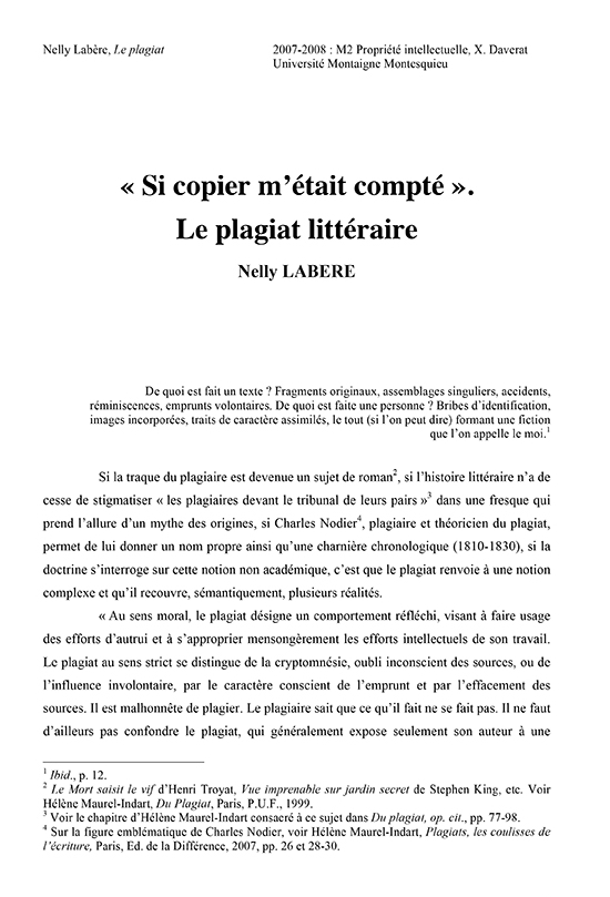 Microsoft Word - Labère_2008-Introduction_Plagiat.doc
